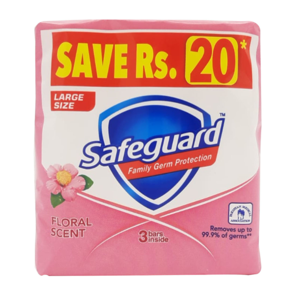 Safeguard Soap Floral Secnt Family Pack 3x135gm