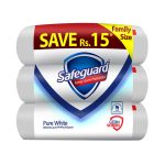 Safeguard Soap Pure White Family Size 135gm