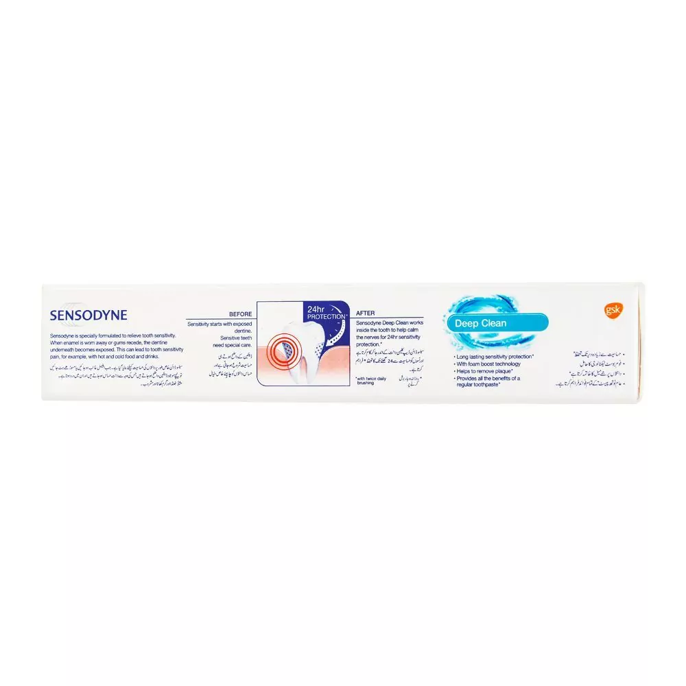 Sensodyne Deep Clean Toothpaste, 100G