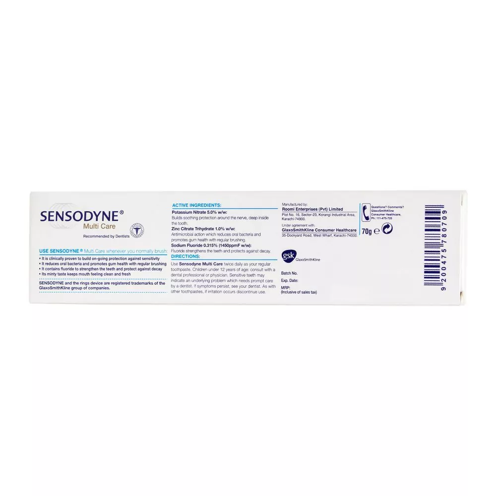 Sensodyne Multi Care Toothpaste, 70G