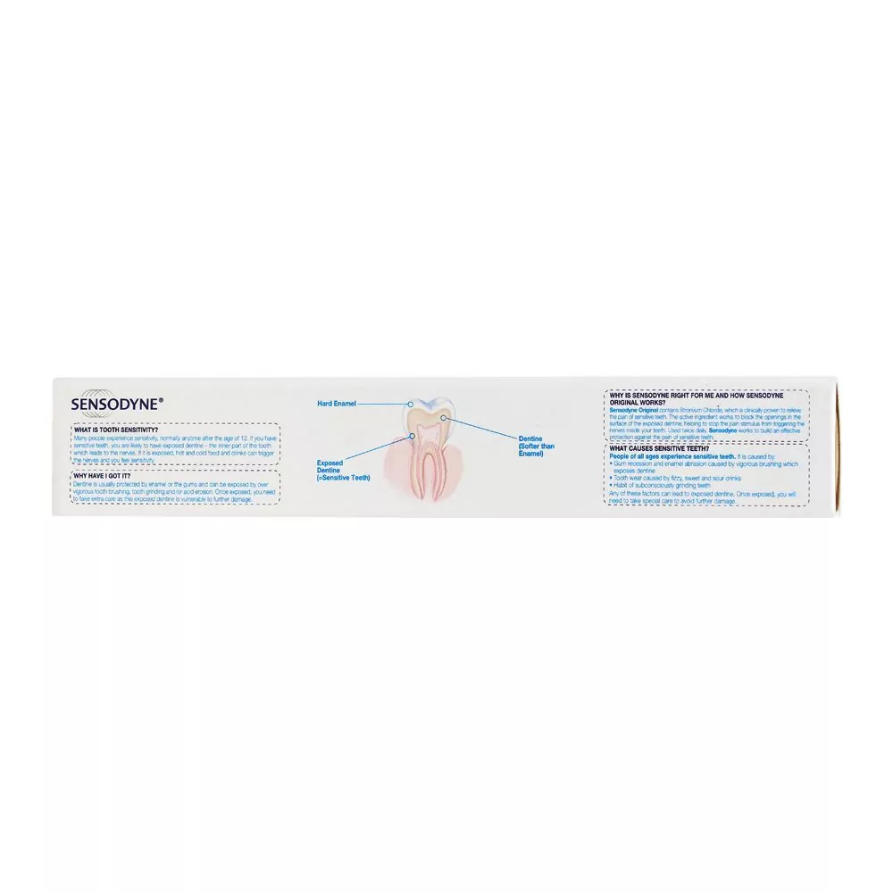 Sensodyne Original Sodium Chloride Toothpaste, 100G