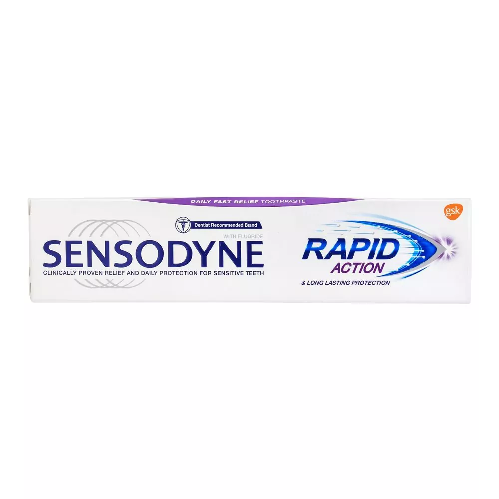 Sensodyne Rapid Action Toothpaste Long Lasting Protection,100G