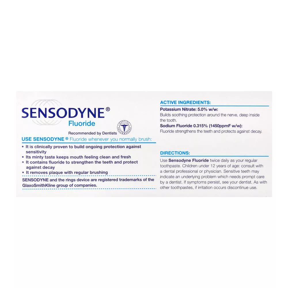 Sensodyne Toothpaste Fluoride,70G