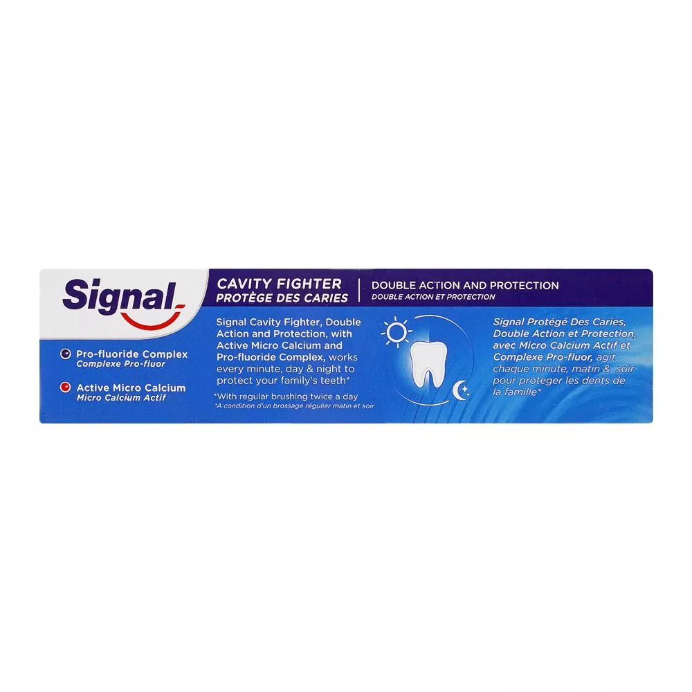 Signal Cavity Fighter Double Action Protection Toothpaste,100Ml