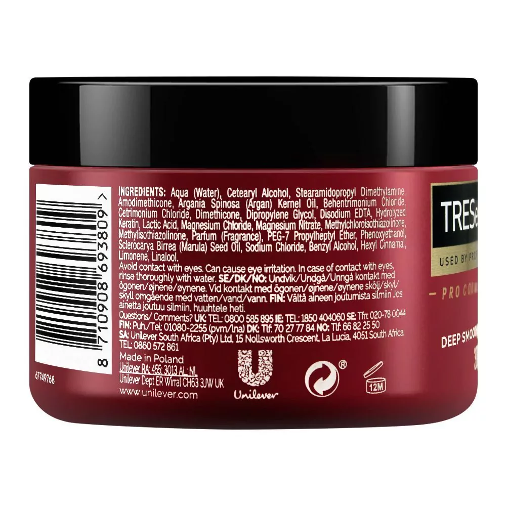 Tresemme Pro Collection Keratin Shine Deep Smoothing Hair Mask, 300Ml