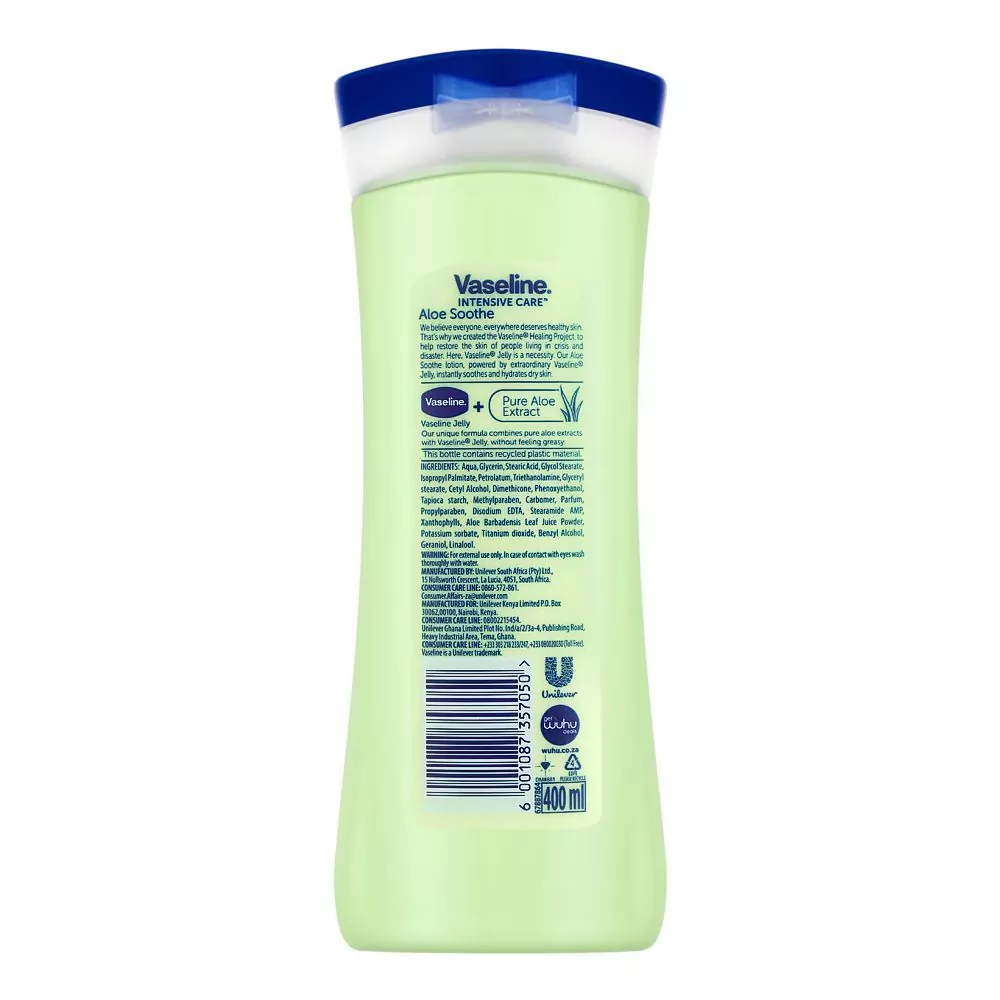 Vaseline Intensive Care Aloe Soothe Lotion 400Ml