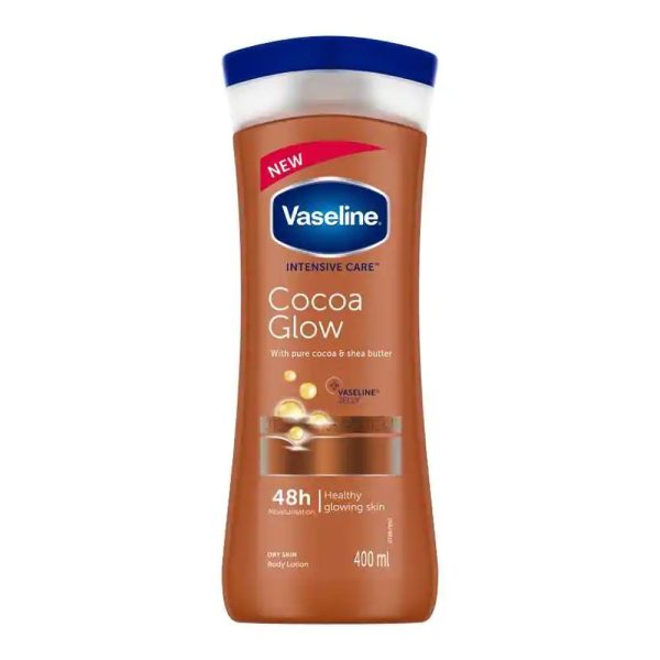 Vaseline Intensive Care Cocoa Glow Pure Cocoa Butter Lotion 400ml
