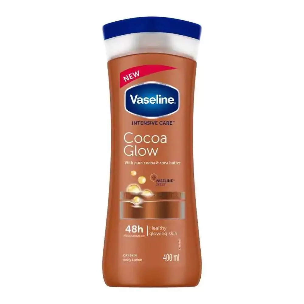 Vaseline Intensive Care Cocoa Glow Pure Cocoa Butter Lotion 400Ml