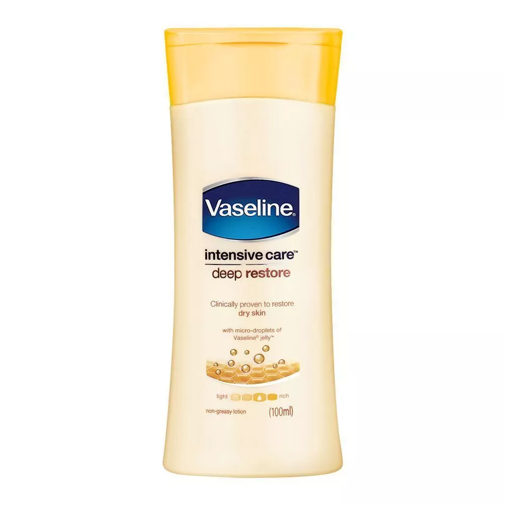 Vaseline Intensive Care Deep Restore Body Lotion, For Dry Skin, 100Ml