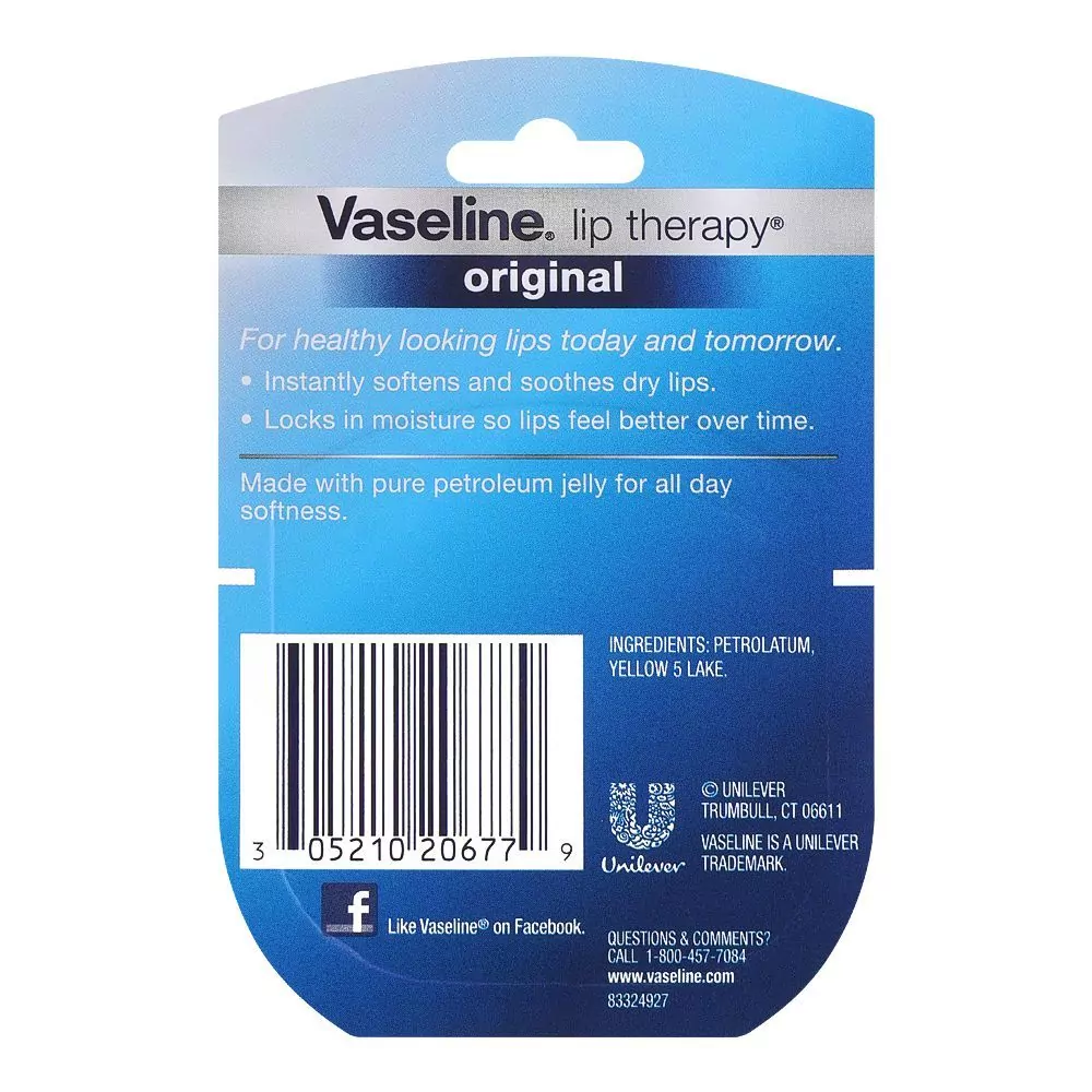 Vaseline Lip Therapy Lip Balm Original 7G A