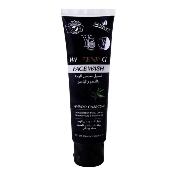 YC Whitening Bamboo Charcoal Face Wash, 100ml