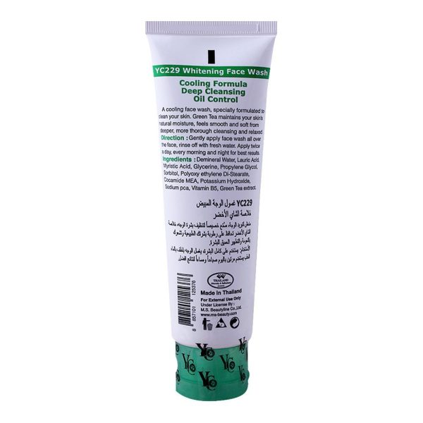 YC Whitening Face Wash With Green Tea Extract, 100ml