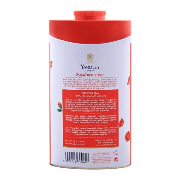 Yardley Talcum Powder Red Roses 250g