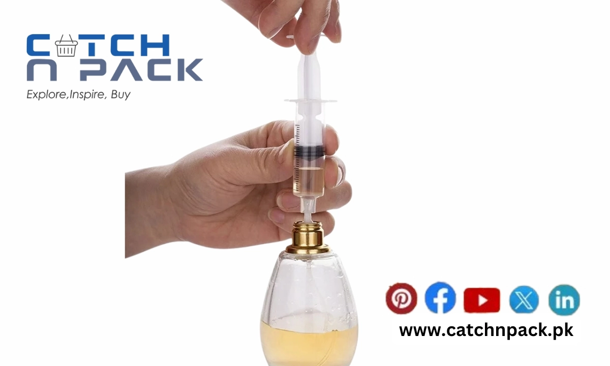 Transfer The Perfume Using A Funnel Or Syringe