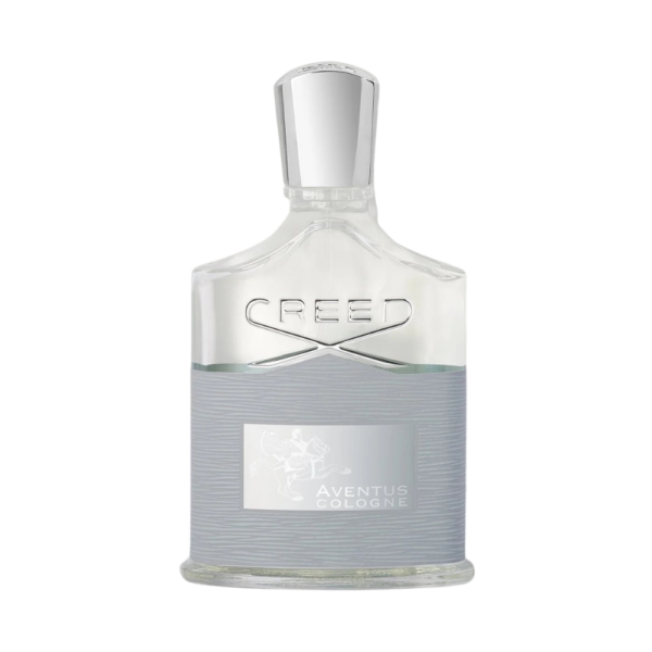 Creed Aventus Cologne 100ml bottle featuring a fresh blend of mandarin orange, patchouli, musk, and leather for a vibrant scent.