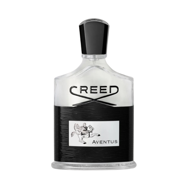 Creed Aventus 100ml Eau de Parfum bottle featuring a bold blend of bergamot, pineapple, musk, and cedarwood for a dynamic scent.