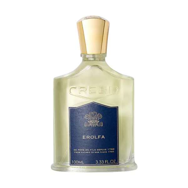 Creed Erolfa 100ml perfume bottle for men featuring a refreshing blend of citrus, herbs, and woods, inspired by a Mediterranean sea breeze.