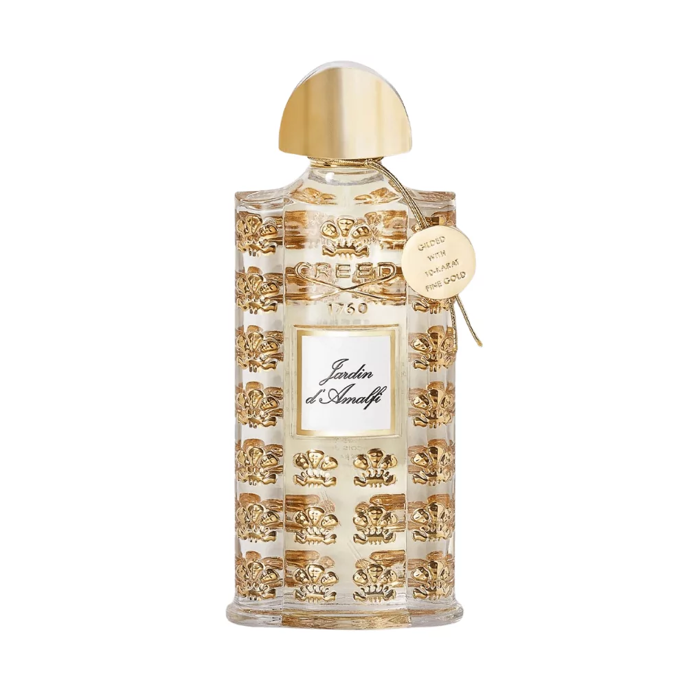 Creed Jardin D’amalfi 100Ml Eau De Parfum Bottle With Fresh Notes Of Tangerine, Rose, Apple, White Musk, And Vetiver For A Bright, Elegant Scent.