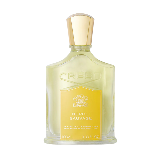 Creed Neroli Sauvage 100ml Eau de Parfum bottle featuring a vibrant blend of citrus, neroli, and warm sandalwood notes.