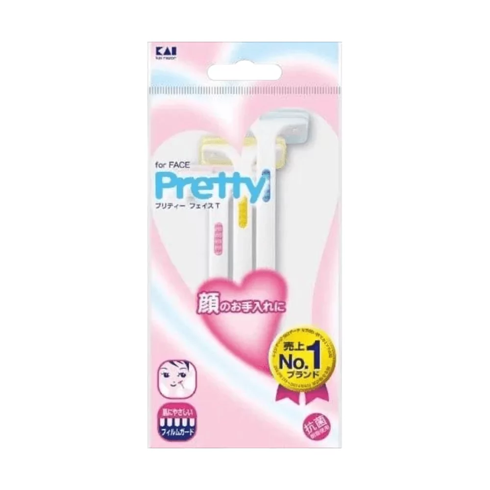 Kai Razor Pretty Face T (3 Pieces) – Female Facial Razor