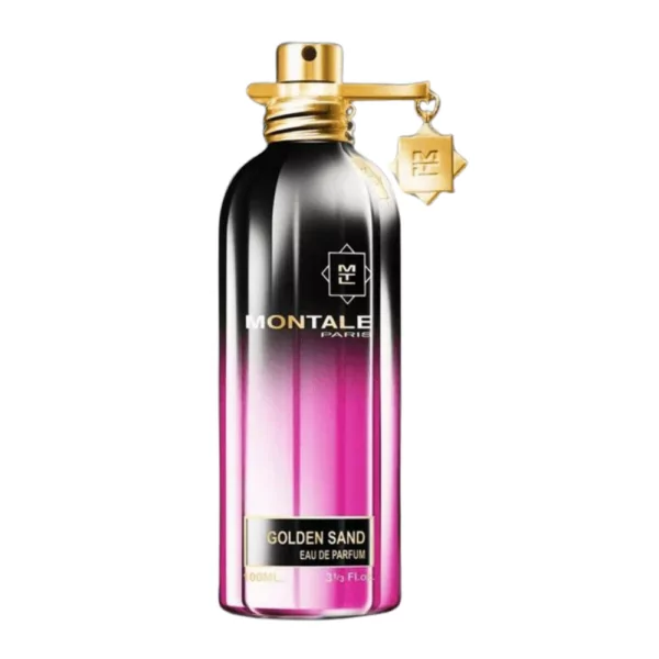 100ml bottle of Montale Golden Sand Perfume EDP, a luxurious unisex fragrance with warm, inviting notes in an elegant bottle design.