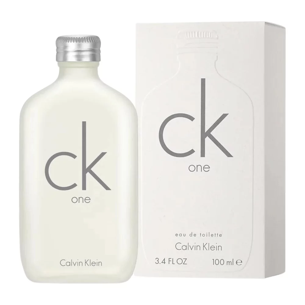 Calvin Klein Ck One Eau De Toilette Edt Unisex 100Ml - Green Tea, Rose, And Musk