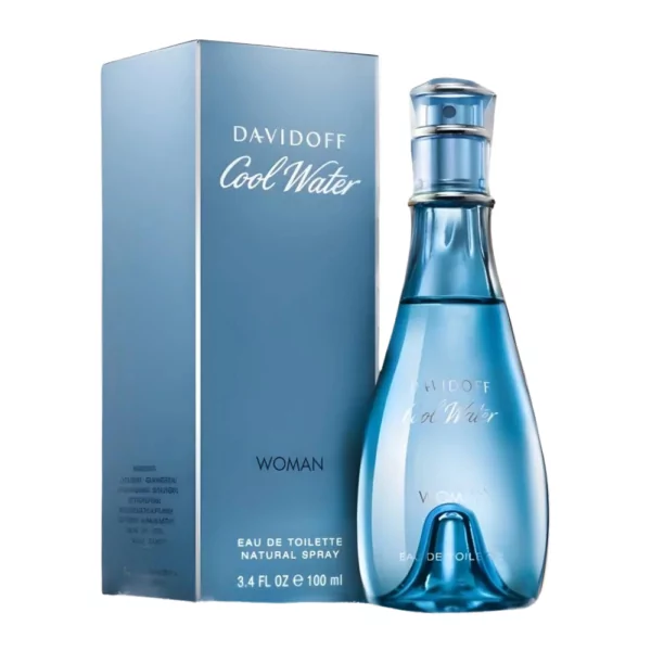 Davidoff Cool Water Eau de Toilette EDT Women 100ml - Watermelon, Lily, and Blackcurrant