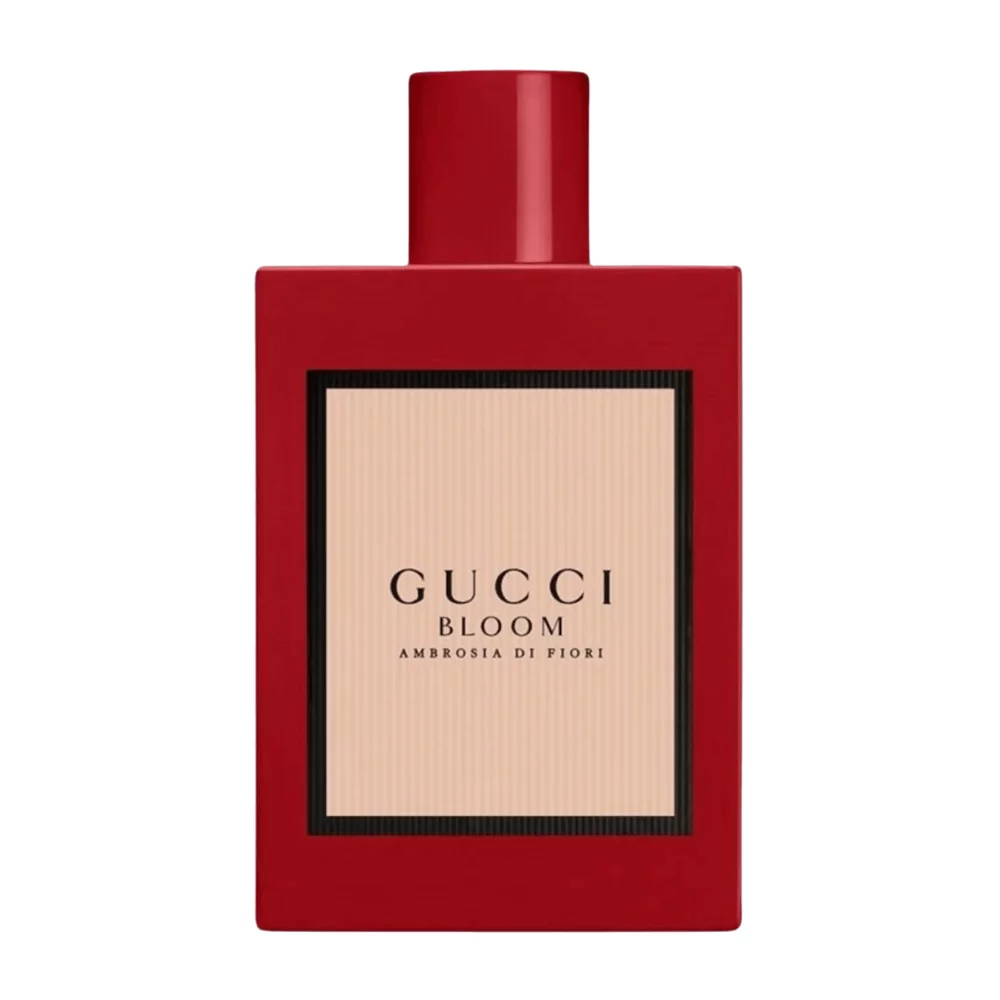 Gucci Bloom Ambrosia Di Fiori 100Ml Eau De Parfum For Women, Featuring Jasmine And Rose Notes.