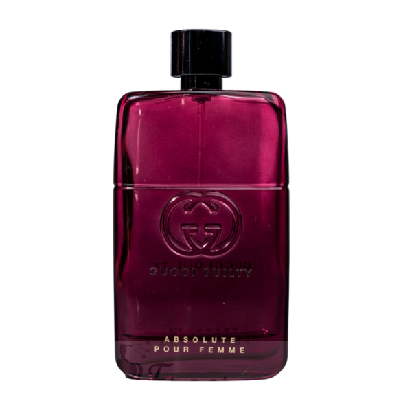 Gucci Guilty Absolute 90ml Eau de Parfum for women, featuring fruity blackberry and woody notes.