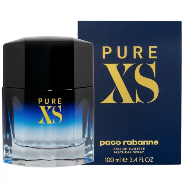 Paco Rabanne Pure XS 100ml Eau de Toilette for men, featuring ginger and vanilla notes. Best price in Pakistan.