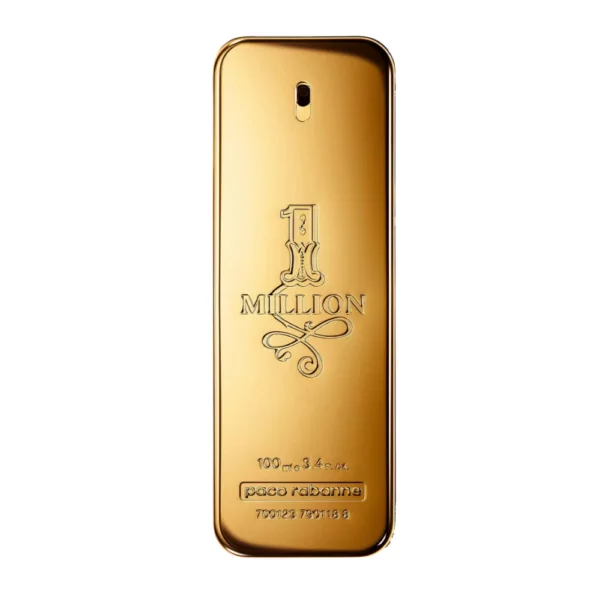 Paco Rabanne 1 Million 100ml Eau de Toilette for men, with cinnamon, leather, and amber notes. Best price in Pakistan.