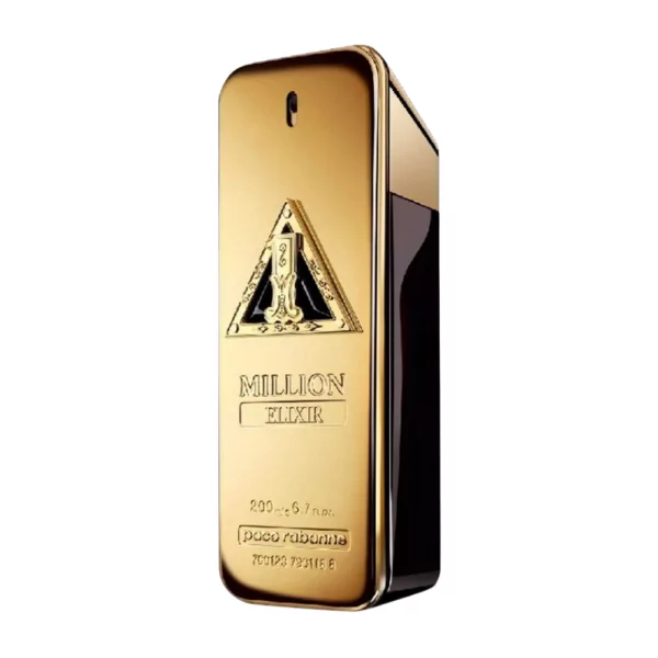 Paco Rabanne 1 Million Elixir 200ml Parfum Intense for men, with rose and vanilla notes.