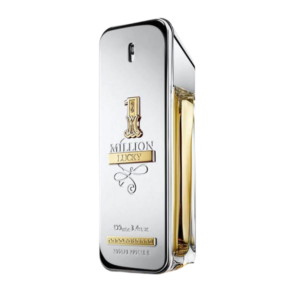 Paco Rabanne 1 Million Lucky 100ml Eau de Toilette for men, featuring hazelnut and plum notes. Best price in Pakistan.