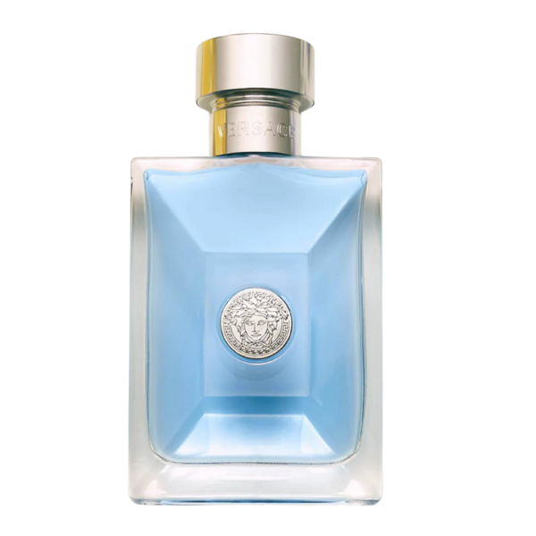 Versace Pour Homme EDP 100ml bottle for men featuring a fresh and aromatic fragrance with citrus and woody notes.