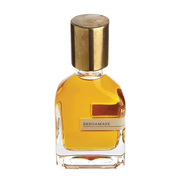 Orto Parisi Bergamask EDP Unisex 50ml bottle with a fresh, vibrant background, highlighting bergamot and musk notes.