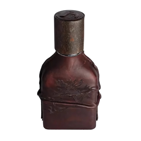 Orto Parisi Cuoium EDP Unisex 50ml bottle with a dark, intense background, highlighting leather and violet notes.