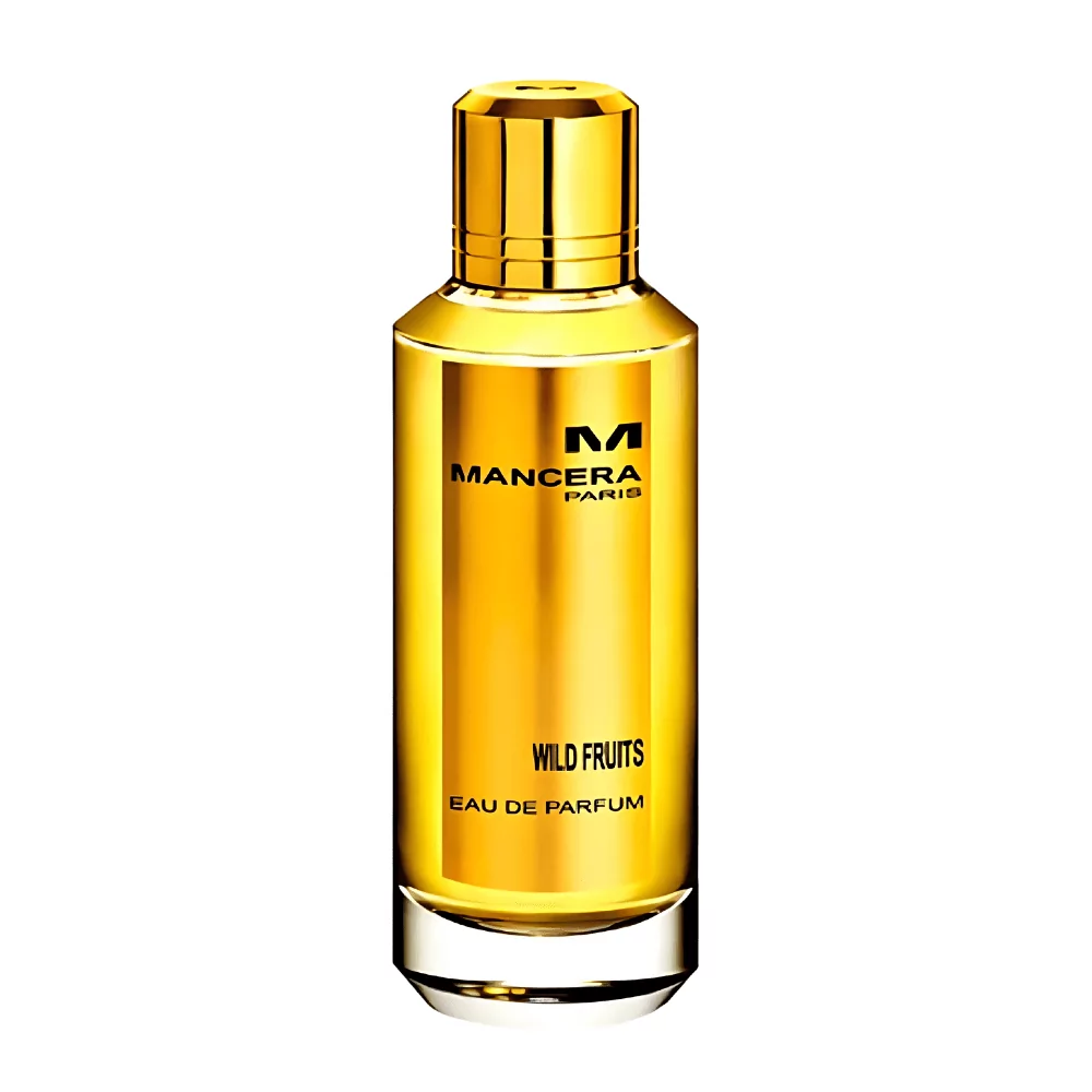 Mancera Wild Fruits Edp 120Ml Bottle With A Fresh Citrus And Fruity Background, Showcasing Its Vibrant And Lively Notes.