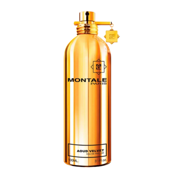 Montale Aoud Velvet EDP 100ml bottle highlighting the exotic Tiare and oud blend.