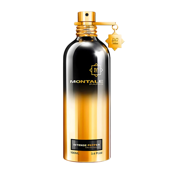 Montale Intense Pepper EDP Unisex 100ml bottle with a dark, spicy background, highlighting black pepper and cedar notes.