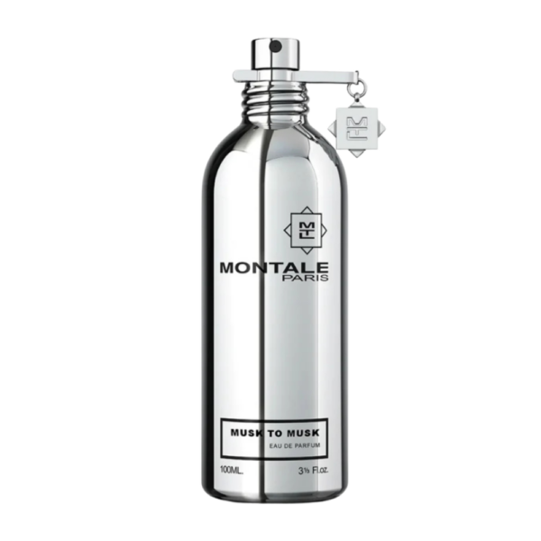 Montale Musk to Musk EDP 100ml bottle with a warm, luxurious background, highlighting musk and amber notes.