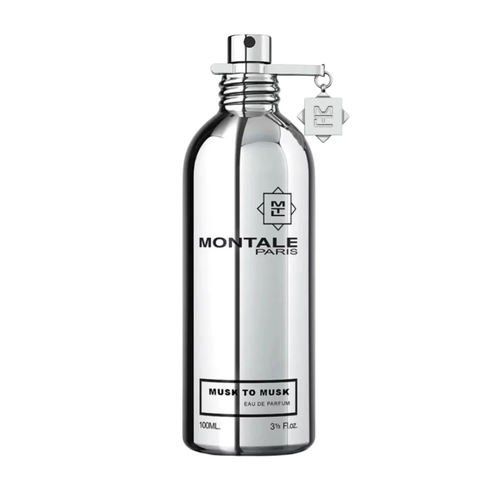 Montale Musk To Musk Edp 100Ml Bottle With A Warm, Luxurious Background, Highlighting Musk And Amber Notes.