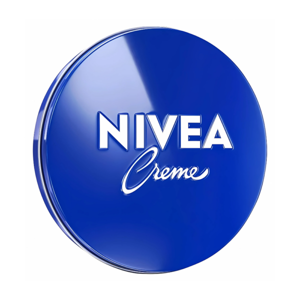 Nivea Creme Tin 60ml on a clean background, showcasing its classic design and compact size.