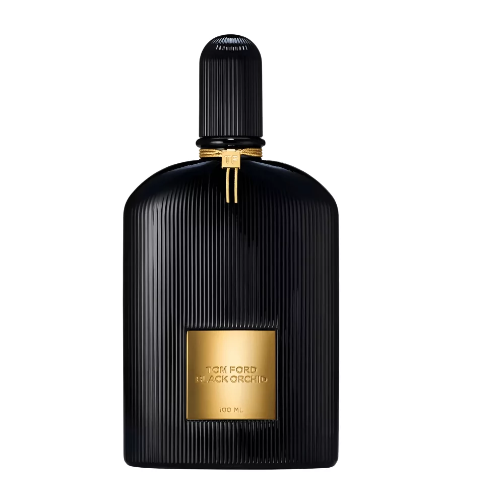 Tom Ford Black Orchid Eau De Parfum 100Ml Bottle, Featuring A Luxurious Black Design With Notes Of Black Truffle, Black Plum, And Patchouli For A Deep, Sensual Fragrance.