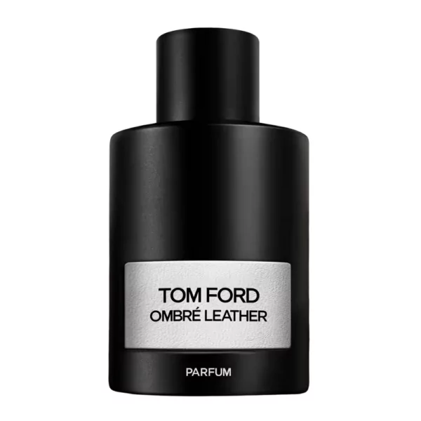 Tom Ford Ombré Leather Parfum 100ml bottle with notes of violet leaf, cedar, and green tobacco for a bold, earthy fragrance.