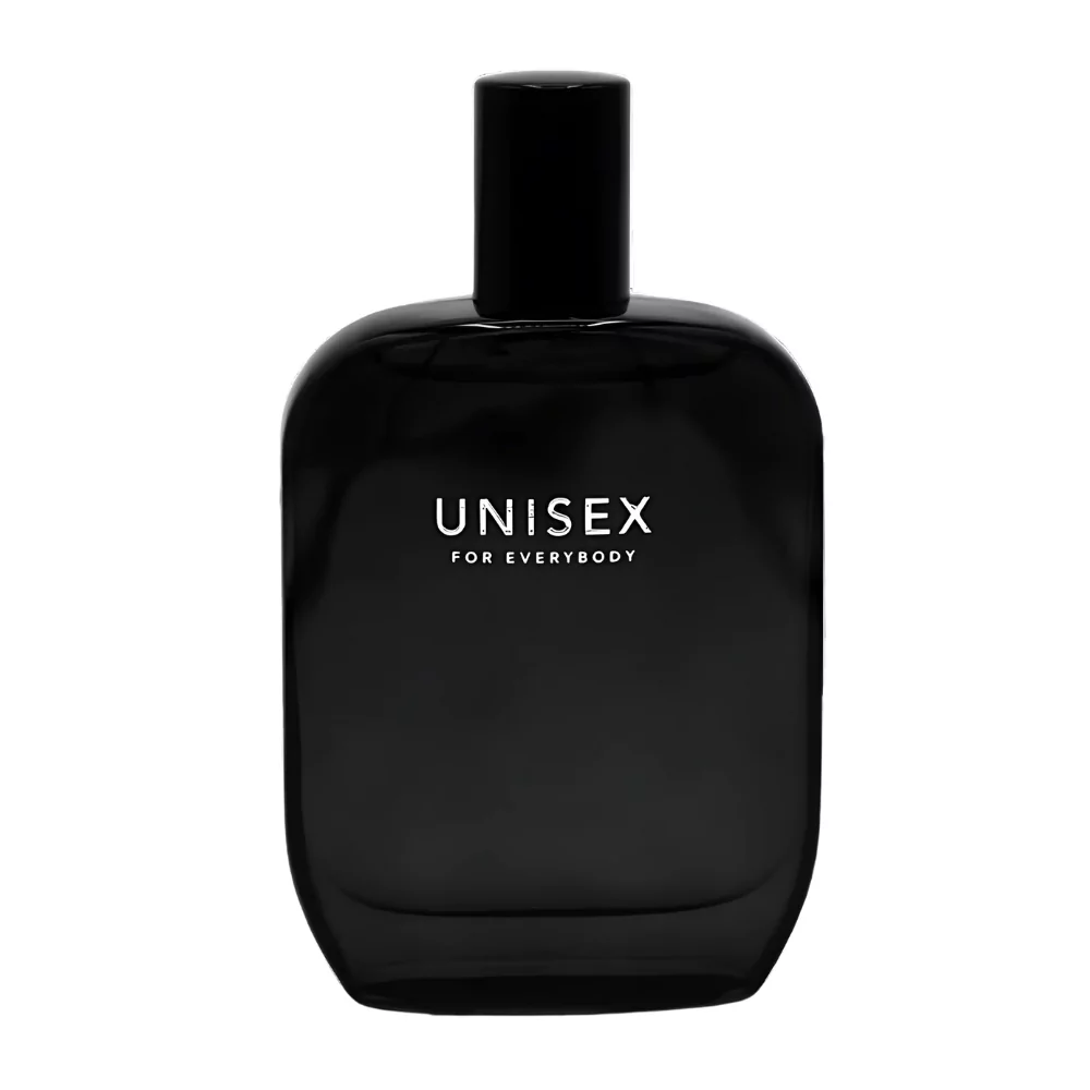 Fragrance One Unisex Everybody Edp 50Ml Bottle With A Sleek, Elegant Background, Highlighting Cinnamon And Bergamot Notes.