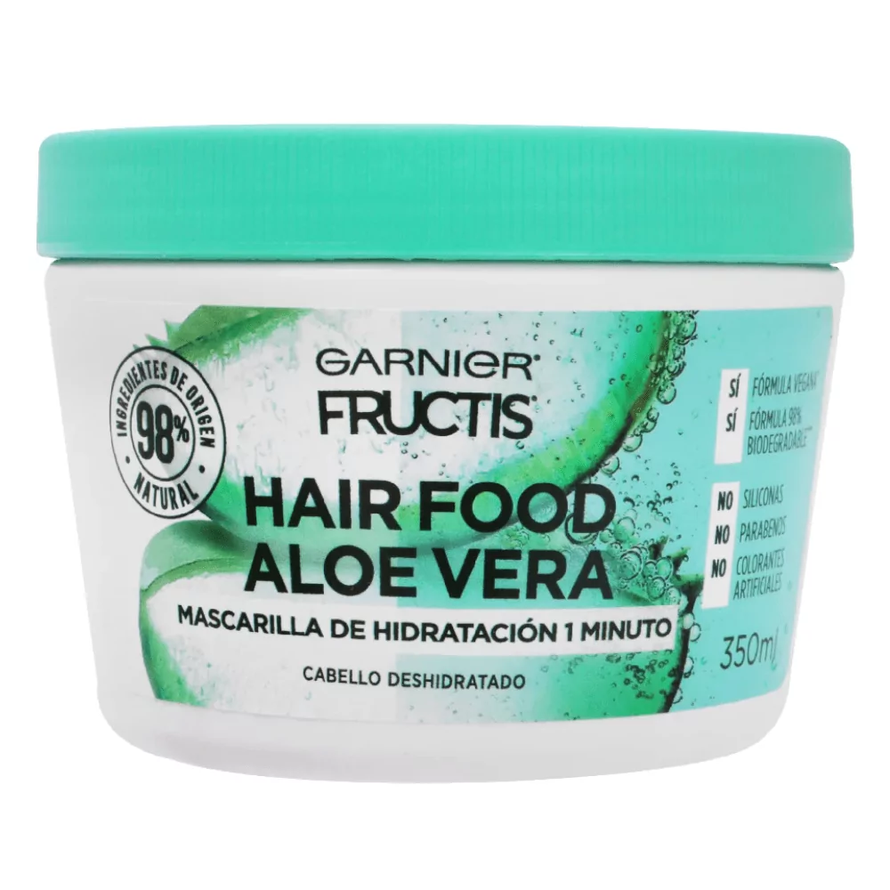 Garnier Fructis Aloe Vera Hair Mask 350Ml - Deep Hydration For Normal To Dry Hair.