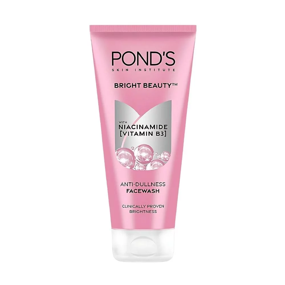 Pond'S Bright Beauty Face Wash - Gentle Brightening Cleanser With Vitamin B3 For Glowing, Spotless Skin.