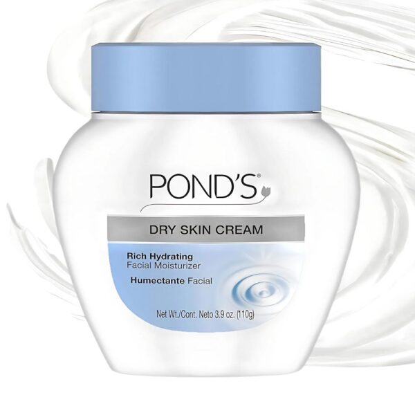 Pond's Dry Skin Cream - Intense hydration and softening moisturizer for dry and sensitive skin.