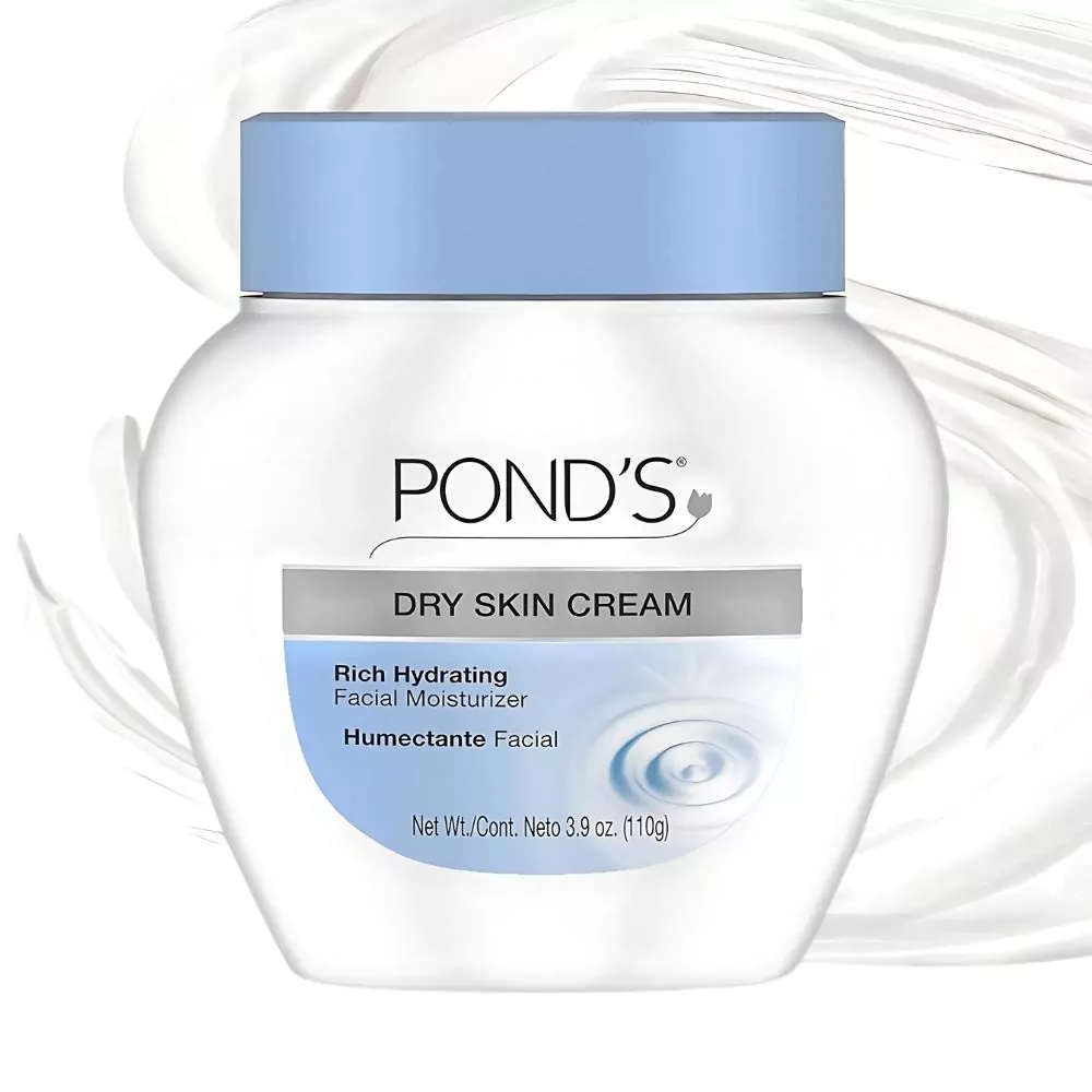 Pond'S Dry Skin Cream - Intense Hydration And Softening Moisturizer For Dry And Sensitive Skin.