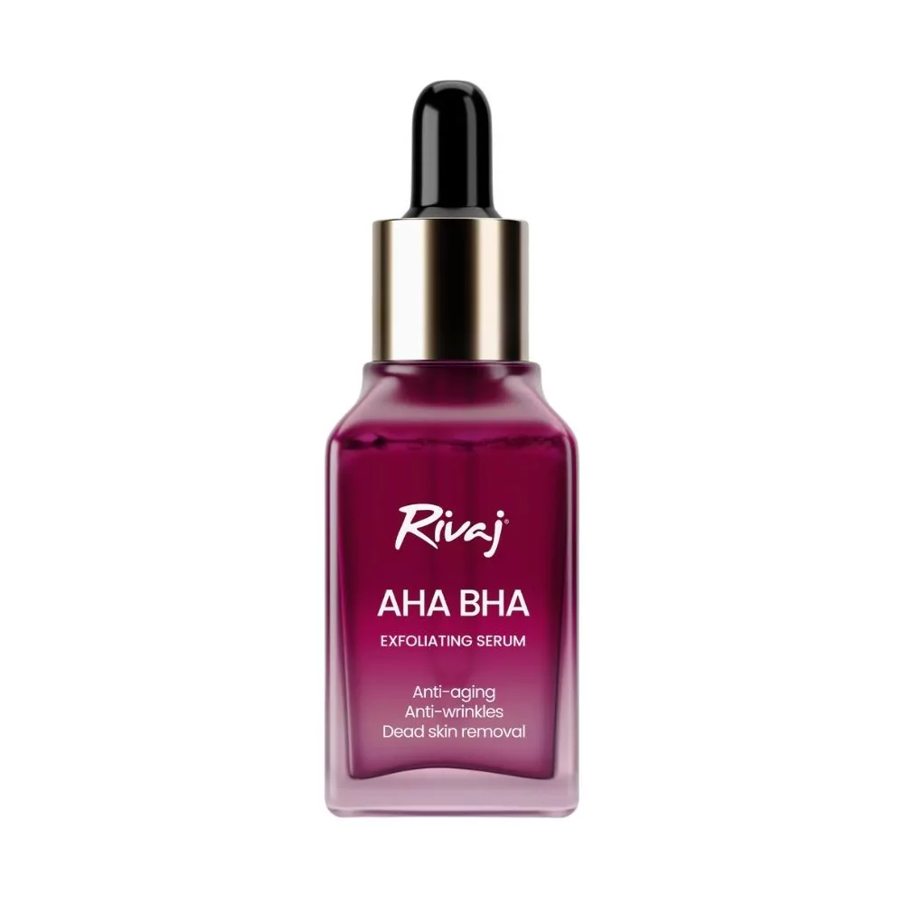 Rivaj Aha + Bha Exfoliating Face Serum 30Ml - Gently Exfoliates, Reduces Wrinkles, And Brightens Skin For A Fresh, Glowing Look